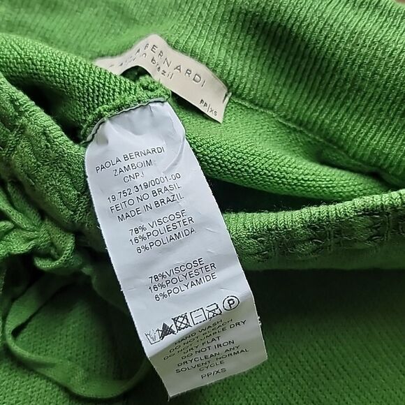 Paola Bernardi Green Knit Sweat/ Lounge Pants - Picture 10 of 10